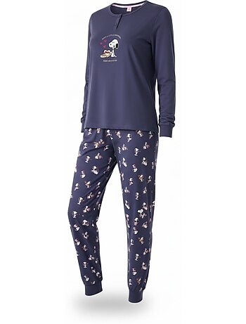 Pijama mujer ozabi ligero bordado estampado