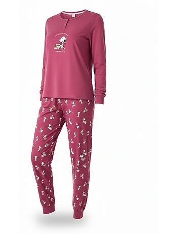 Pijama mujer ozabi ligero bordado estampado