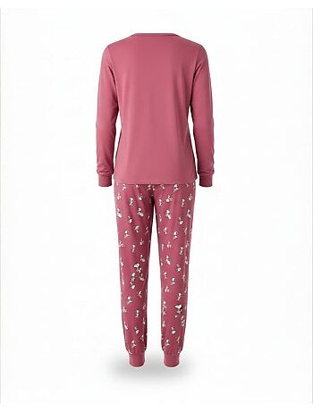 Pijama mujer ozabi ligero bordado estampado