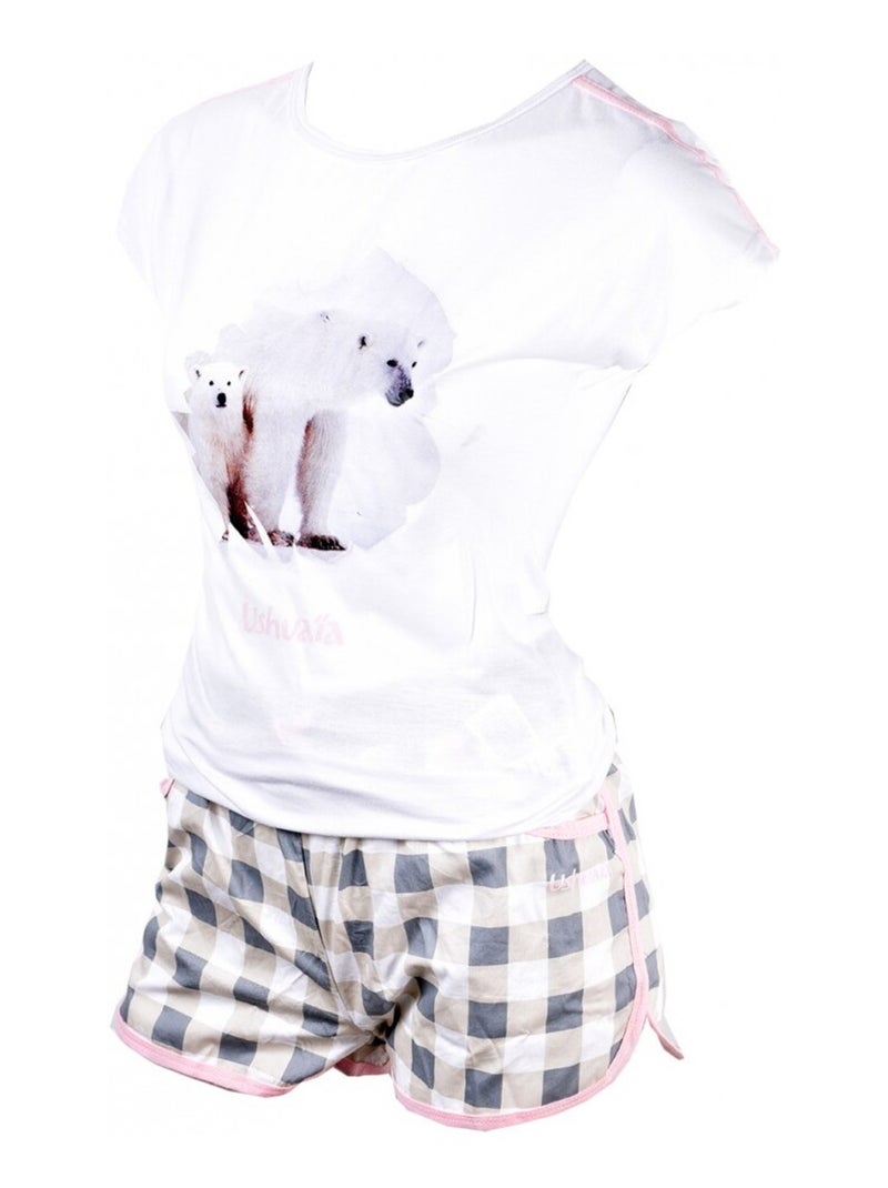 Pijama Mujer USHUAIA Gris - Kiabi
