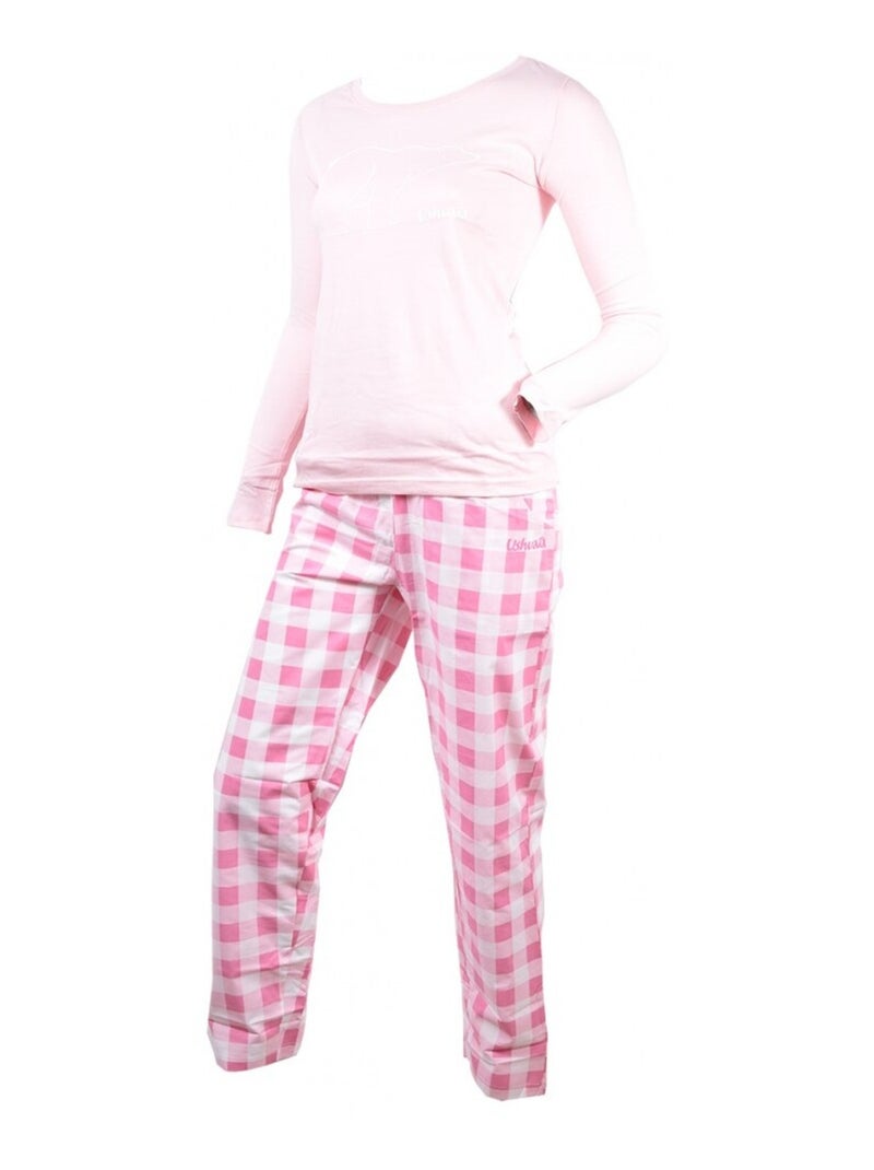 Pijama Mujer USHUAIA Rosa - Kiabi