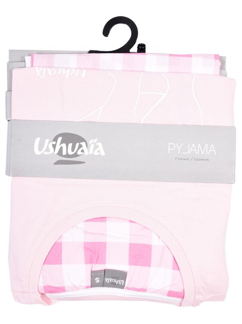 Pijama Mujer USHUAIA Rosa - Kiabi