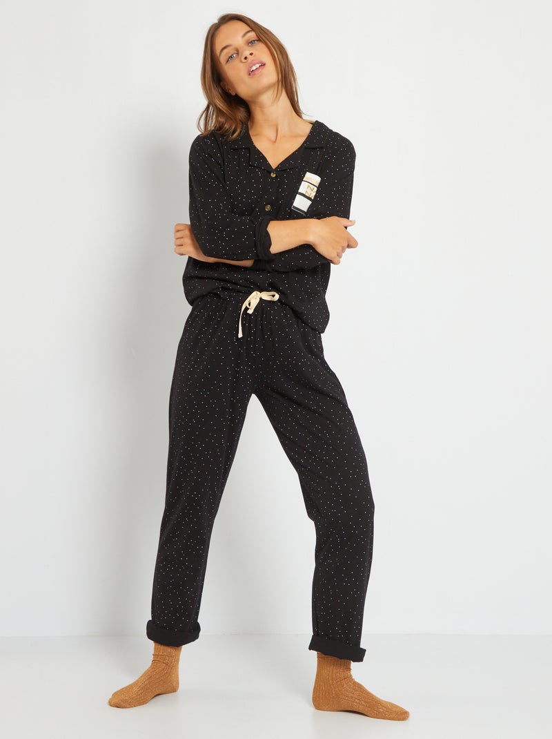 Pijama 'NAF NAF' negro - Kiabi