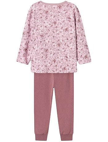 Pijama Name it de niña con estampado floral