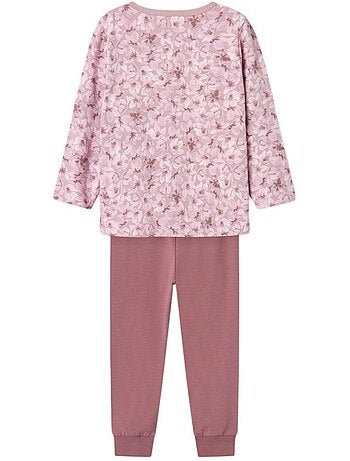 Pijama Name it de niña con estampado floral