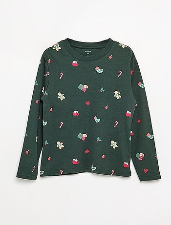Pijama 'Navidad' 2 piezas - Camiseta de manga larga + pantalón