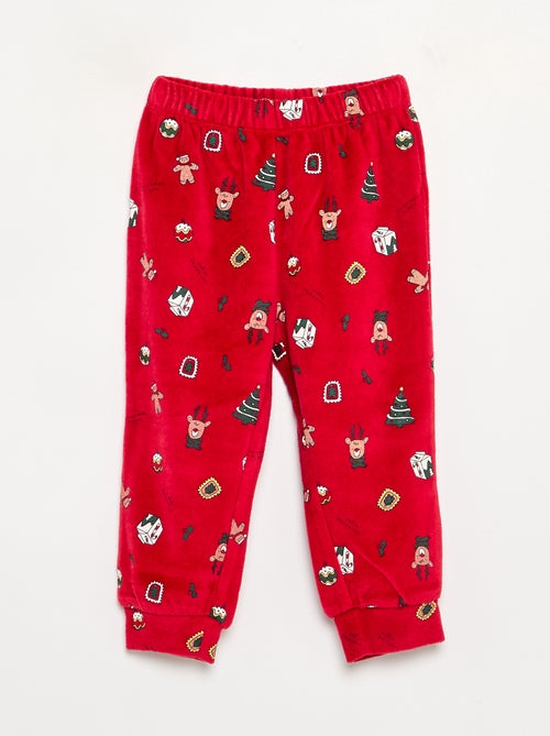 Pijama 'Navidad' de 2 piezas - Sudadera + pantalón - Kiabi