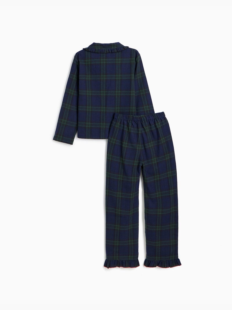 Pijama navideño de franela, mo fashion Azul - Kiabi