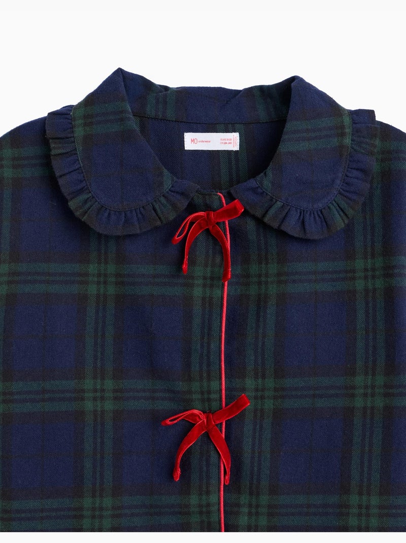Pijama navideño de franela, mo fashion Azul - Kiabi