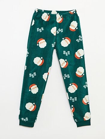 Pijama Navideño Polar Estampado