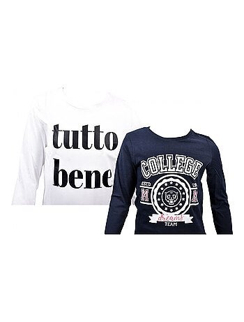 Pijama Niña CASA AND CO - Pack de 2