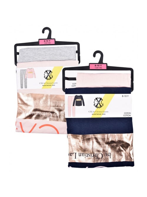 Pijama Niña CXL BY LACROIX - Pack de 2 - Kiabi