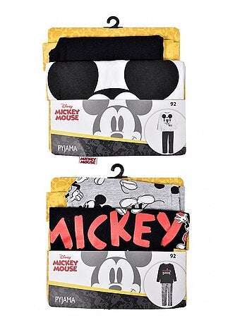 Pijama niño LICENCE MICKEY algodón - Pack de 2
