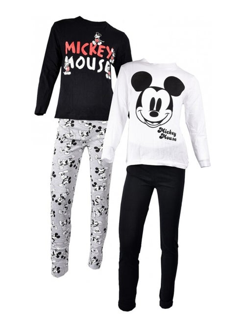 Pijama niño LICENCE MICKEY algodón - Pack de 2 - Kiabi Pijama niño LICENCE MICKEY algodón - Pack de 2 - Kiabi