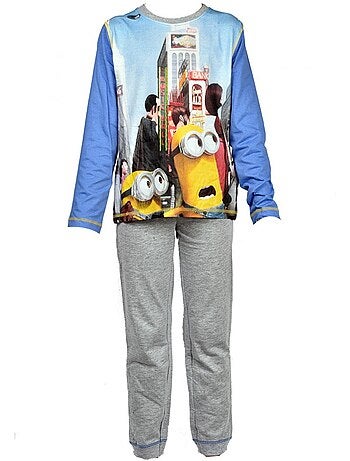 Pijama niño Licencia: Mickey, Looney Tunes, Ice Age, Minions, Peppa Pig algodón Ultra Confort