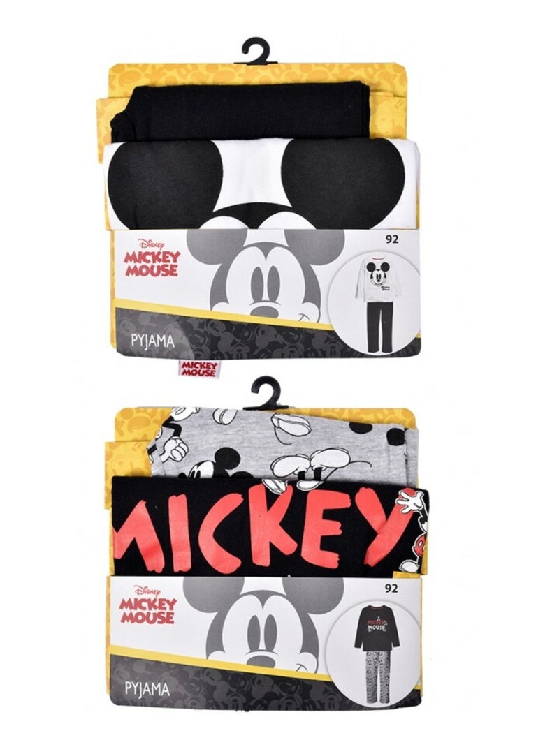 Pijama niño MICKEY en algodón - Pack de 2 Multicolor - Kiabi