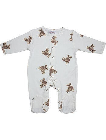 Pijama "Ourson" de algodón de Les Chatounets