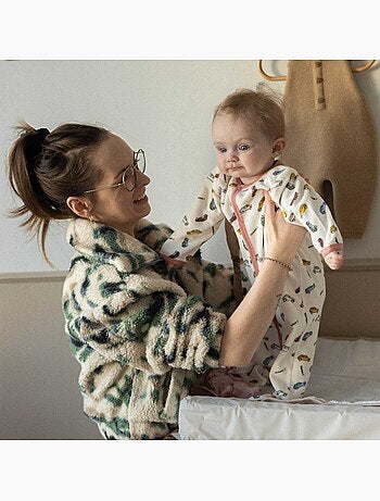 Pijama para bebé de terciopelo