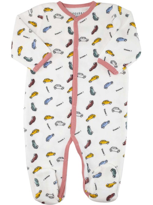 Pijama para bebé de terciopelo - Kiabi