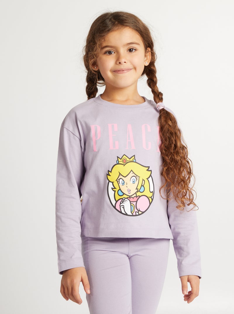 Pijama 'Peach' - 2 piezas PURPURA - Kiabi