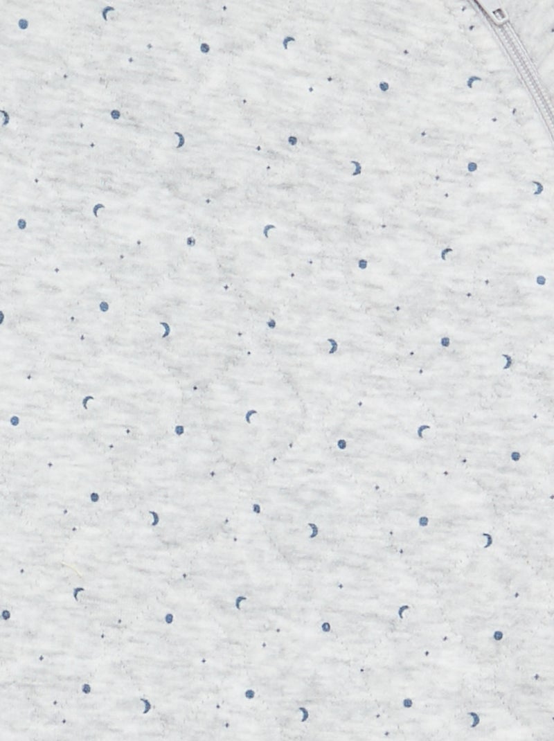 Pijama pelele acolchado Gris - Kiabi