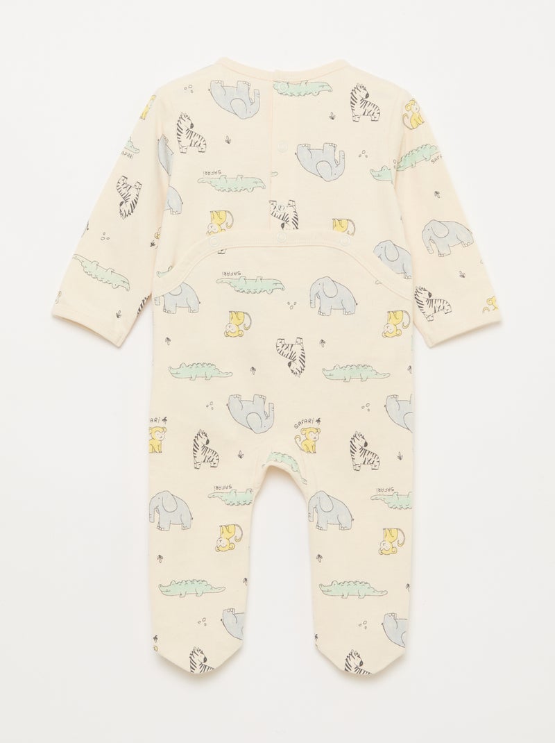 Pijama pelele Blanco - Kiabi