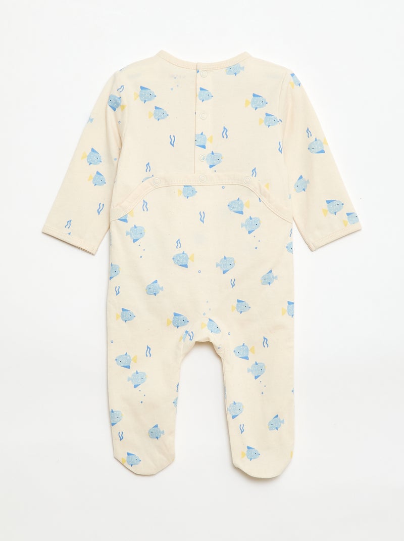 Pijama pelele Blanco - Kiabi