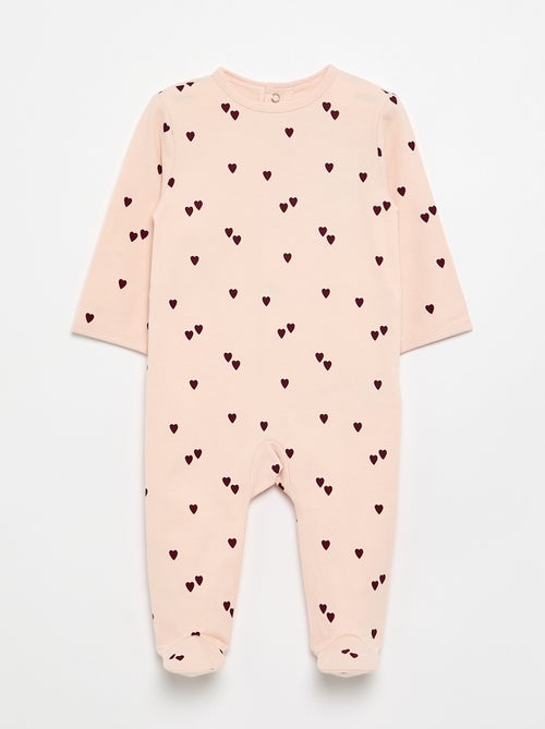 Pijama pelele de jersey de algodón - Kiabi Pijama pelele de jersey de algodón - Kiabi