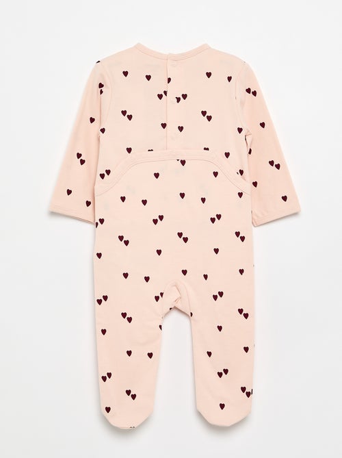 Pijama pelele de jersey de algodón - Kiabi Pijama pelele de jersey de algodón - Kiabi