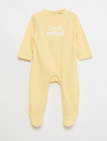 Pijama pelele de manga larga