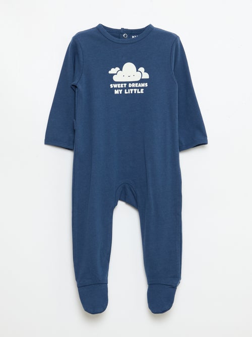 Pijama pelele de manga larga - Kiabi