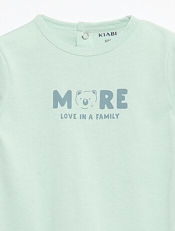 Pijama pelele de manga larga