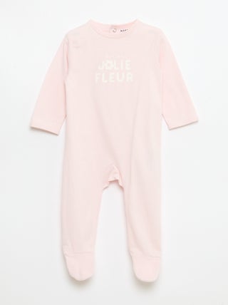 Pijama pelele de manga larga
