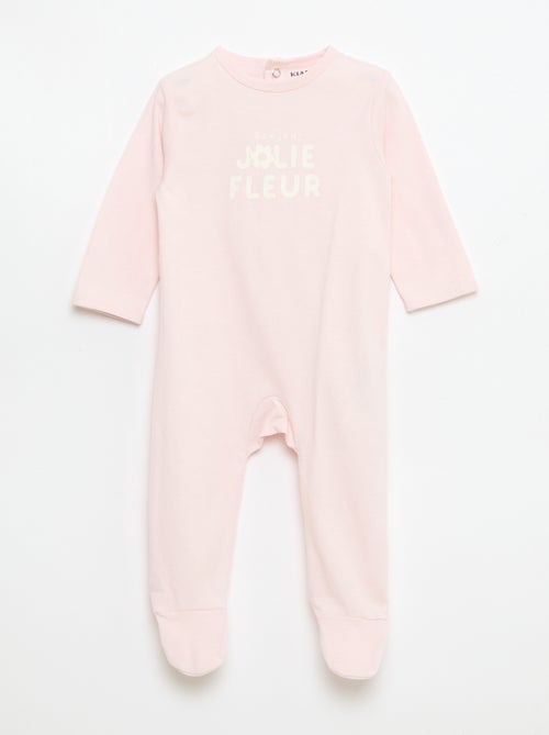 Pijama pelele de manga larga - Kiabi