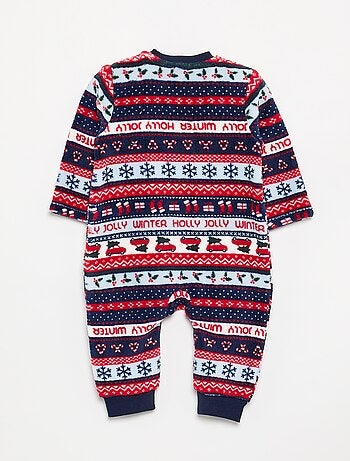 Pijama pelele de tejido polar