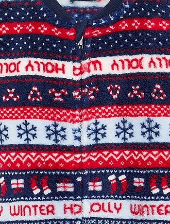 Pijama pelele de tejido polar
