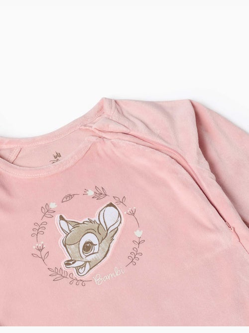 Pijama pelele de terciopelo con bambi - Kiabi Pijama pelele de terciopelo con bambi - Kiabi