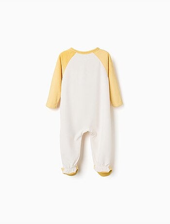 Pijama pelele de terciopelo con saturno bordado