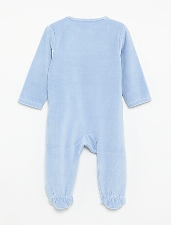Pijama de dormir 'Disney' de manga larga de terciopelo
