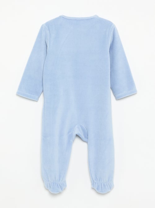 Pijama pelele 'Disney' de manga larga de terciopelo - Kiabi Pijama pelele 'Disney' de manga larga de terciopelo - Kiabi
