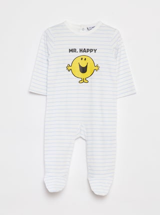 Pijama pelele 'Mr. Men & Little Miss' con pies