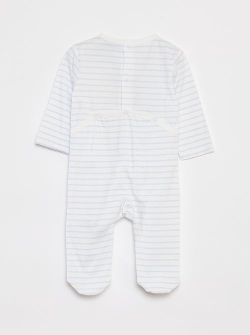 Pijama pelele 'Mr. Men & Little Miss' con pies - Kiabi