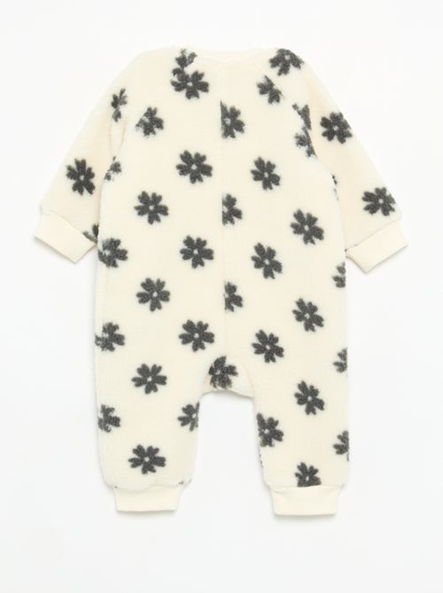 Pijama pelele muy cálido de tejido afelpado - Kiabi Pijama pelele muy cálido de tejido afelpado - Kiabi