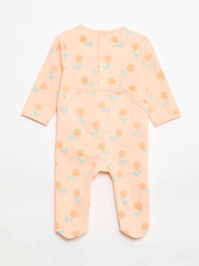 Pijama pelele Naranja - Kiabi