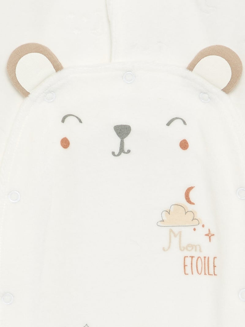 Pijama \'Petit Béguin\' con animación Blanco - Kiabi