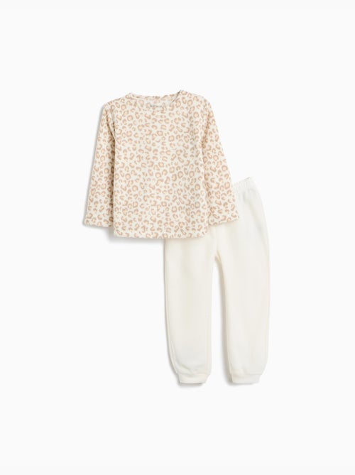 Pijama polar con estampado animal, mo fashion - Kiabi