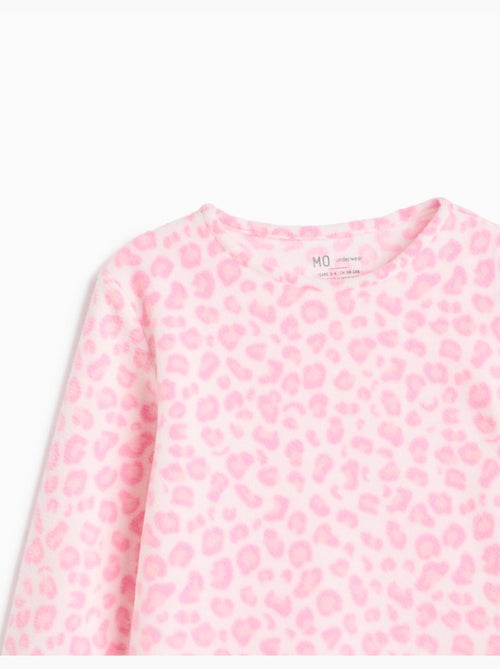 Pijama polar con estampado animal, mo fashion - Kiabi