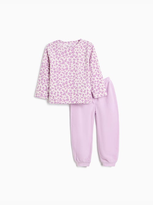 Pijama polar con estampado animal, mo fashion - Kiabi Pijama polar con estampado animal, mo fashion - Kiabi