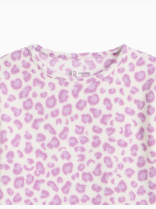 Pijama polar con estampado animal, mo fashion - Kiabi Pijama polar con estampado animal, mo fashion - Kiabi