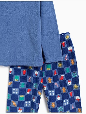 Pijama polar de navidad, mo fashion